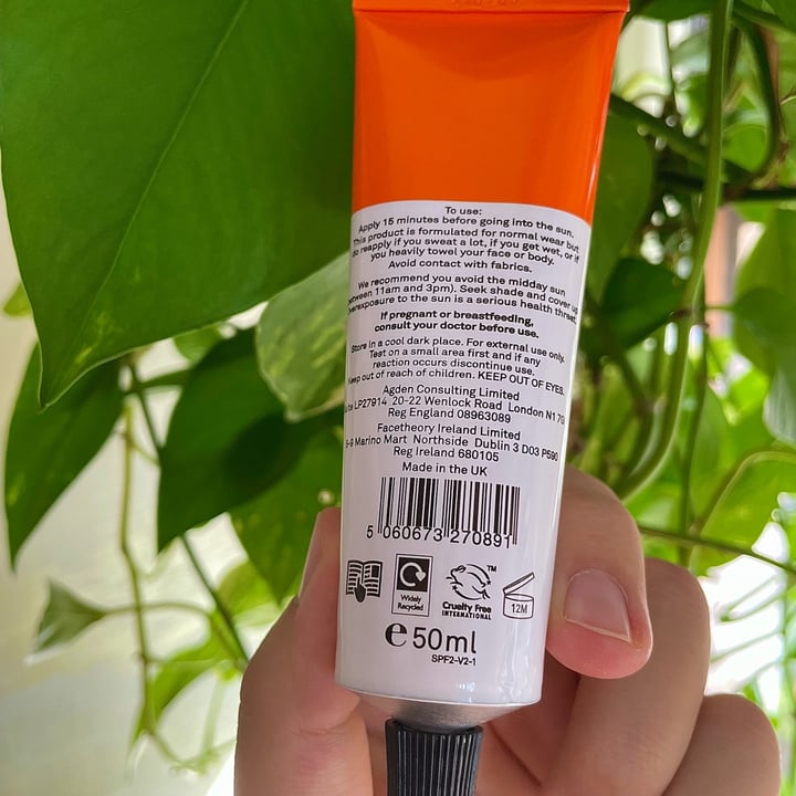 photo of Facetheory Sunfragma ZnO SPF 50 shared by @communist-tofu on  06 Oct 2021 - review