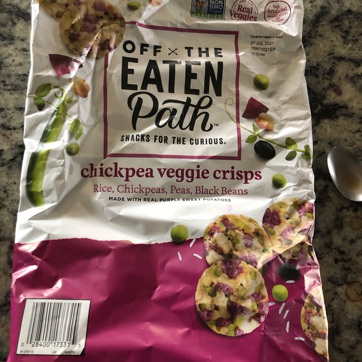 photo of Off The Eaten Path Chickpea Veggie Crisps shared by @friendgirl on  31 Mar 2021 - review