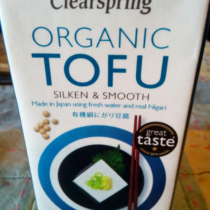 photo of Clearspring Organic Tofu Silken & Smooth shared by @lyssalove on  12 Apr 2022 - review