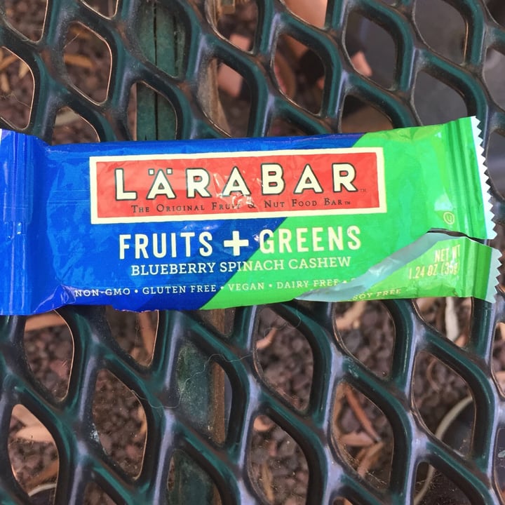 photo of Larabar Fruit + Greens shared by @veganjingling on  16 Jul 2019 - review
