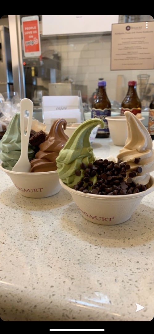 review photo of Yoga-urt Soft-Serve shared by @johannaskytt on 31 Mar 2020 - review