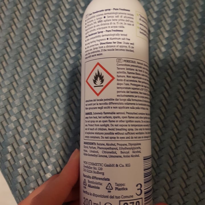 photo of Cien deodorante pure&fresh shared by @denisec22 on  01 Jun 2022 - review