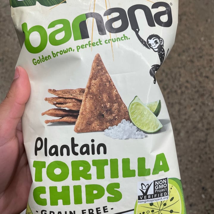 photo of Barnana Plantain tortilla chips lime & sea salt shared by @kp03 on  27 Feb 2021 - review