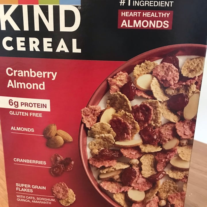 photo of KIND Cranberry Almond Cereal shared by @heathermmm on  01 Jul 2021 - review