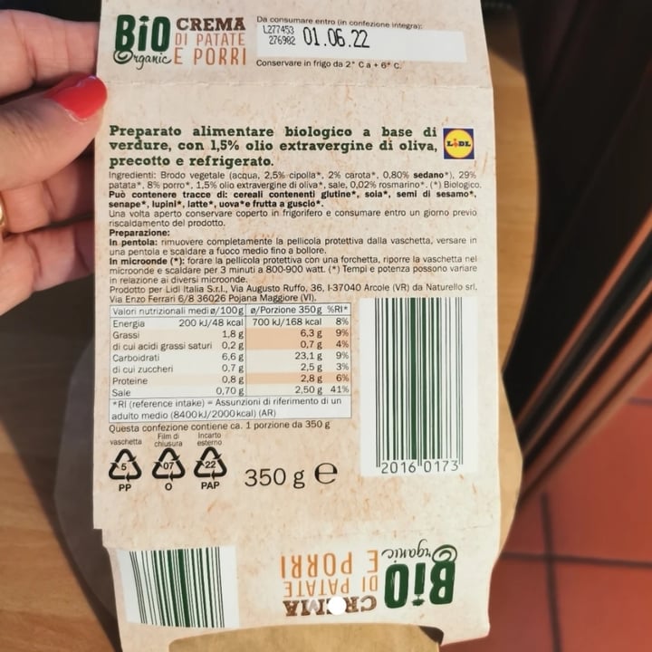 photo of Vallericca Zuppa di patate e porri shared by @silvia61 on  23 Sep 2022 - review