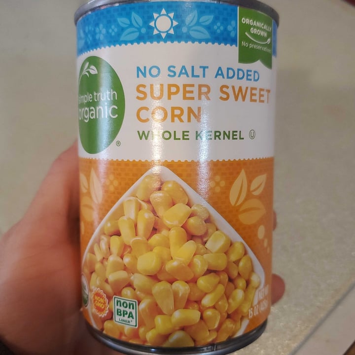 photo of Simple Truth Super sweet corn no salt added shared by @brtjohns on  12 Mar 2021 - review