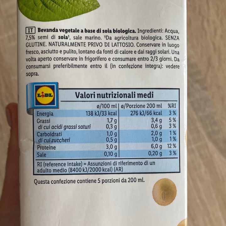 photo of Vemondo Bio Bevanda Soia shared by @sophie000 on  15 Apr 2022 - review