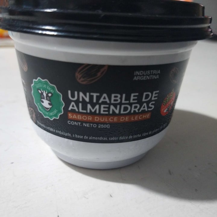 review photo of Felices Las Vacas Untable de Almendras sabor Dulce de Leche shared by @elianavegana on 03 May 2021 - review