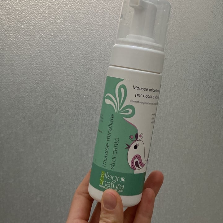 photo of Allegro Natura mousse micellare viso e occhi shared by @giorgiabortoluzzi on  14 Mar 2022 - review