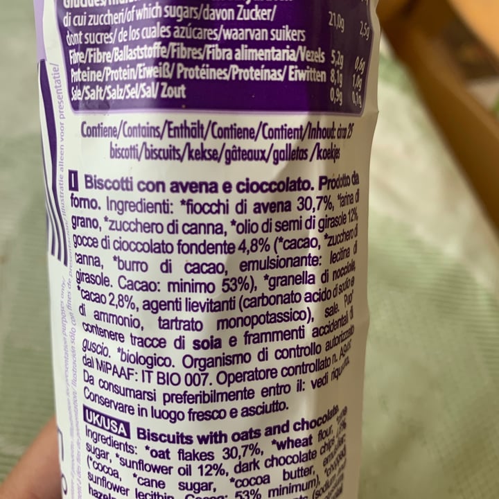 review photo of La Via Del Grano Vegan Biscotti Con Avena E Cioccolato shared by @ani75 on 22 Sep 2021 - review