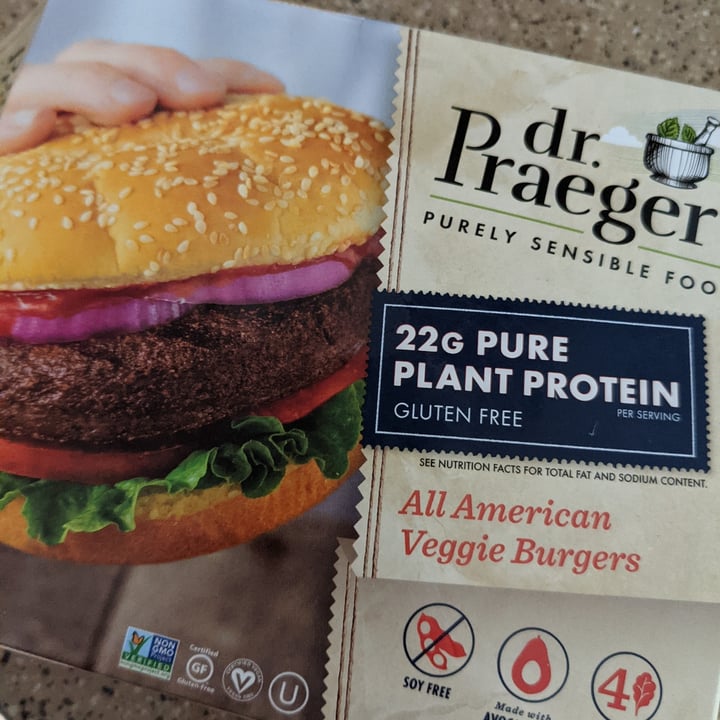 photo of Dr. Praeger's All American Veggie Burger shared by @ayyyyme on  02 Jul 2021 - review