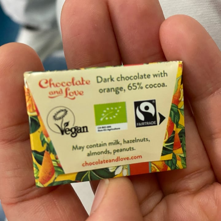 photo of Chocolate and Love Orange 65% - Dark Chocolate Bar with Orange Extract shared by @fra94 on  13 Dec 2021 - review