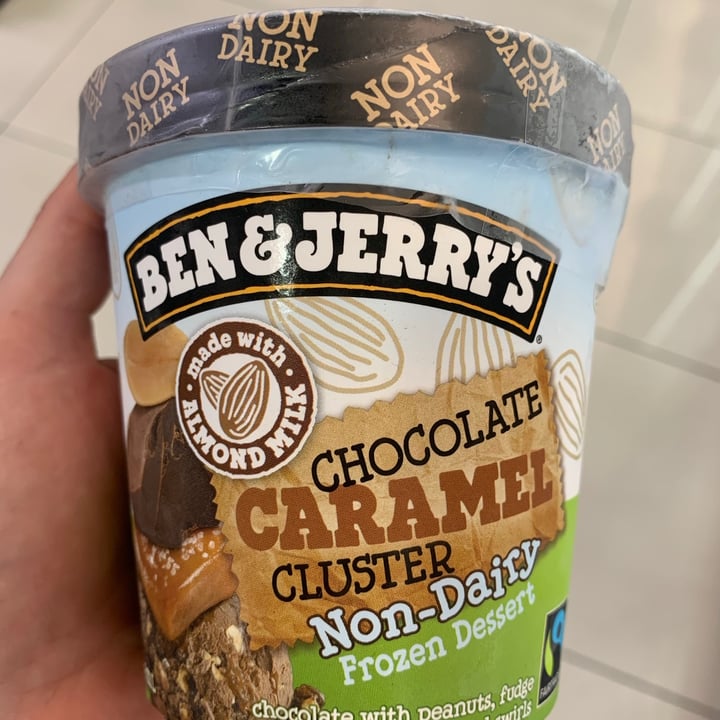 photo of Ben & Jerry's Chocolate Caramel Cluster Non-Dairy Frozen Dessert shared by @juliefrom on  05 Nov 2020 - review