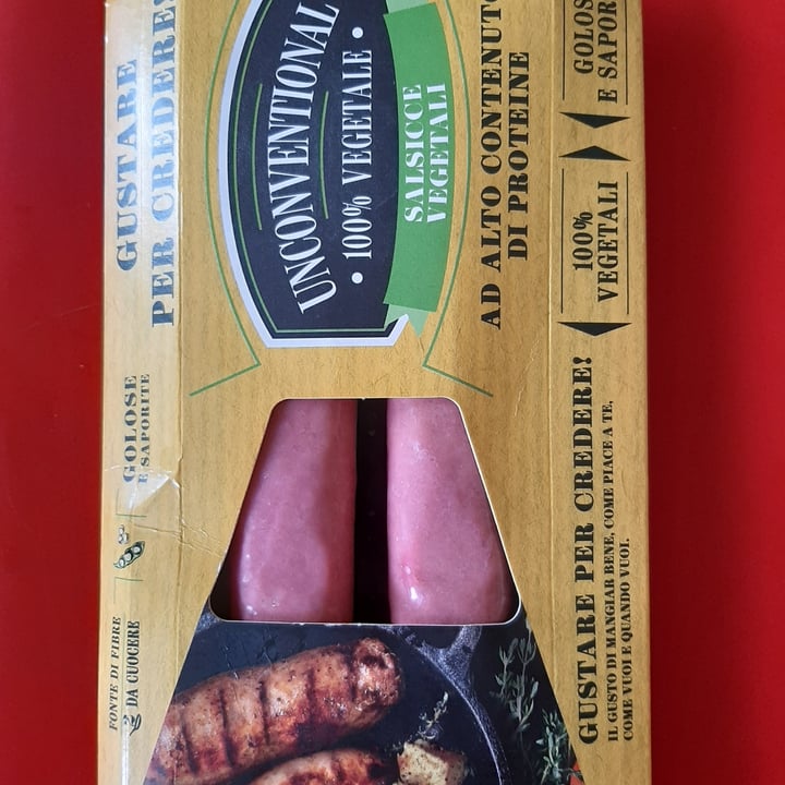 photo of Unconventional Salsicce Vegetali - Sausages shared by @giosigur95 on  26 Sep 2022 - review