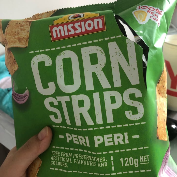 photo of Mission Foods Corn Strips Peri Peri shared by @miriamy on  19 Jul 2020 - review