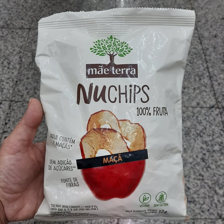 review photo of Mãe Terra Nuchips 100% Fruta maçã shared by @sgarbosa on 29 Jun 2022 - review