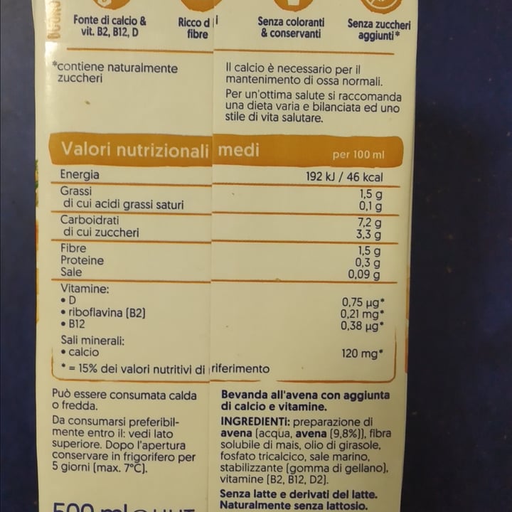 review photo of Alpro Bevanda Avena 500ml shared by @giulipv on 30 Mar 2022 - review