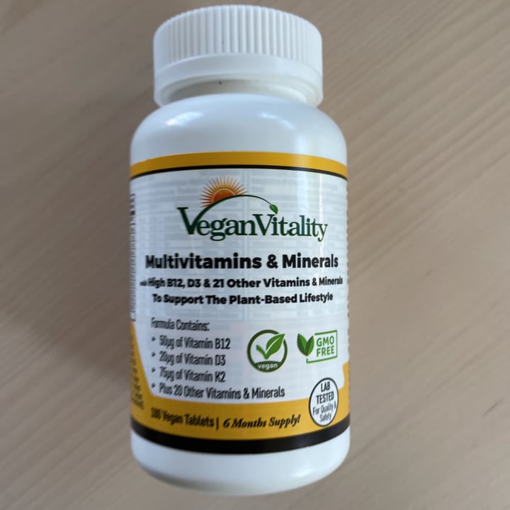 review photo of Vegan Vitality Multivitamins & Minerals shared by @nordicplant on 09 Jun 2021 - review