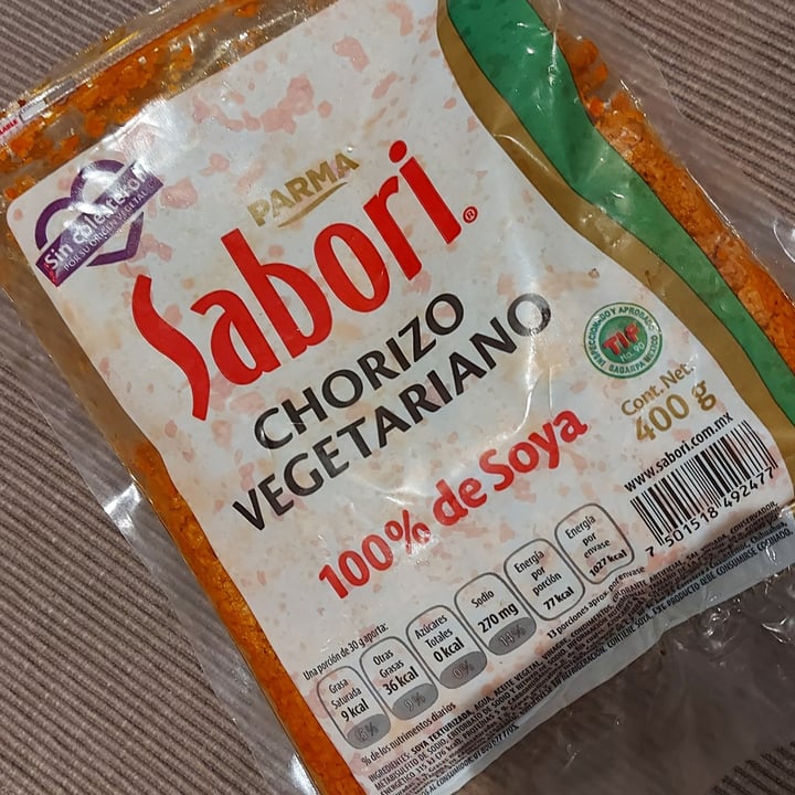 photo of Sabori Chorizo Vegetariano shared by @danielatb on  25 Oct 2020 - review
