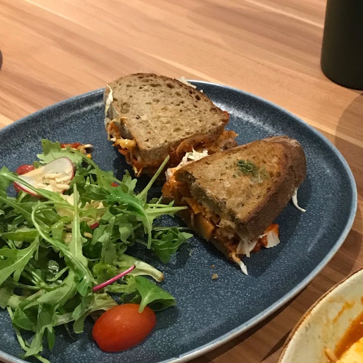 photo of Am I Addicted - Pottery Studio & V Cafe Grilled Cheese Kimchi Sandwich shared by @mariaubergine on  24 Mar 2022 - review