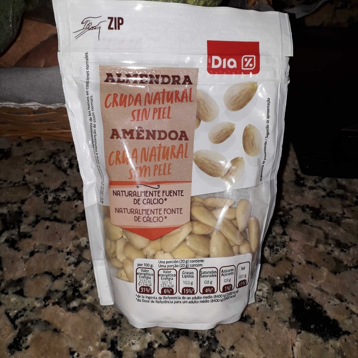 photo of Dia% Almendra cruda natural sin piel shared by @maryni on  10 Dec 2020 - review