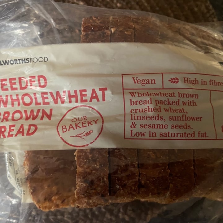 photo of Woolworths Food Seeded Wholewheat Brown Bread shared by @marcytheresa on  17 Jun 2021 - review