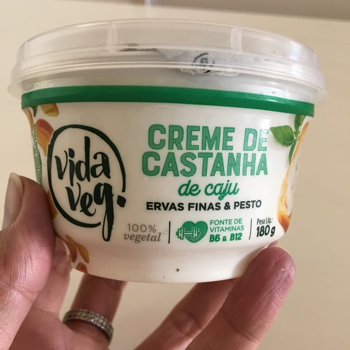 photo of Vida Veg Creme de Castanha de Caju com Ervas Finas & Pesto shared by @clarinha012356789 on  19 Apr 2022 - review