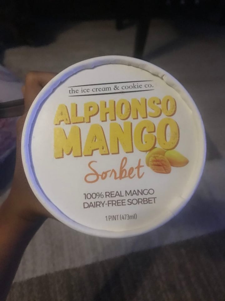 photo of The Ice Cream & Cookie Co Mango Sorbet shared by @shalini97 on  29 Apr 2019 - review