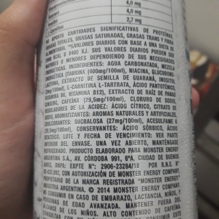 review photo of Monster Energy Energy Ultra shared by @palomaveg on 03 Apr 2021 - review