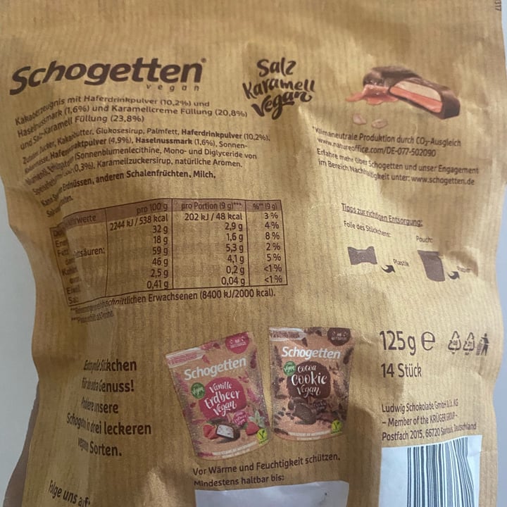 photo of Schogetten salz karamell shared by @shuggerlee on  15 Sep 2022 - review