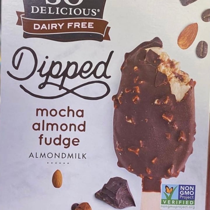 photo of So Delicious Dairy Free Dipped Mocha Almond Fudge Bar Almondmilk Frozen Dessert shared by @veganfoodcrazy on  19 Nov 2020 - review