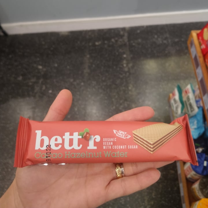 photo of Bett'r Cacao hazelnut wafer shared by @tamirisst on  11 May 2022 - review