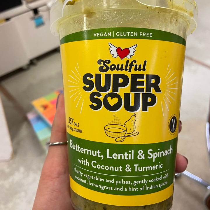 review photo of Soulful SuperSoup - Butternut, Lentil And Spinach shared by @prisca on 16 Nov 2021 - review