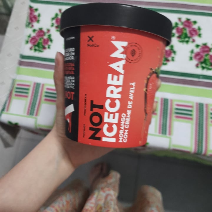 photo of NotCo Not Icecream Morango  shared by @solrebeca on  28 Nov 2021 - review