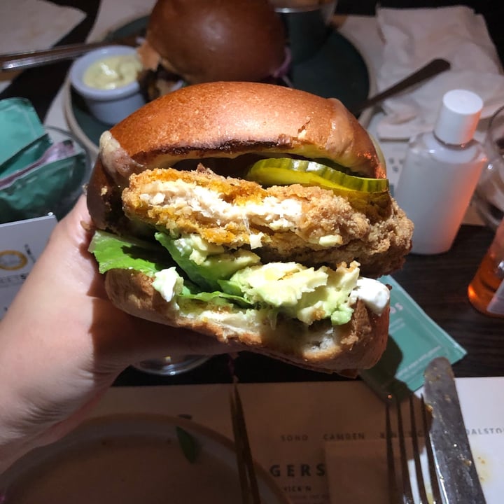 photo of Mildreds Kings Cross Buttermilk Chick’n Burger shared by @jessskh on  21 Dec 2020 - review