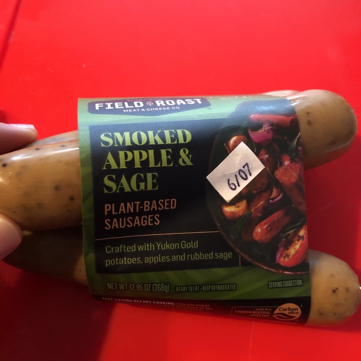 photo of Field Roast Smoked Apple & Sage Plant-Based Sausages shared by @myhappyveganlife on  25 Apr 2021 - review