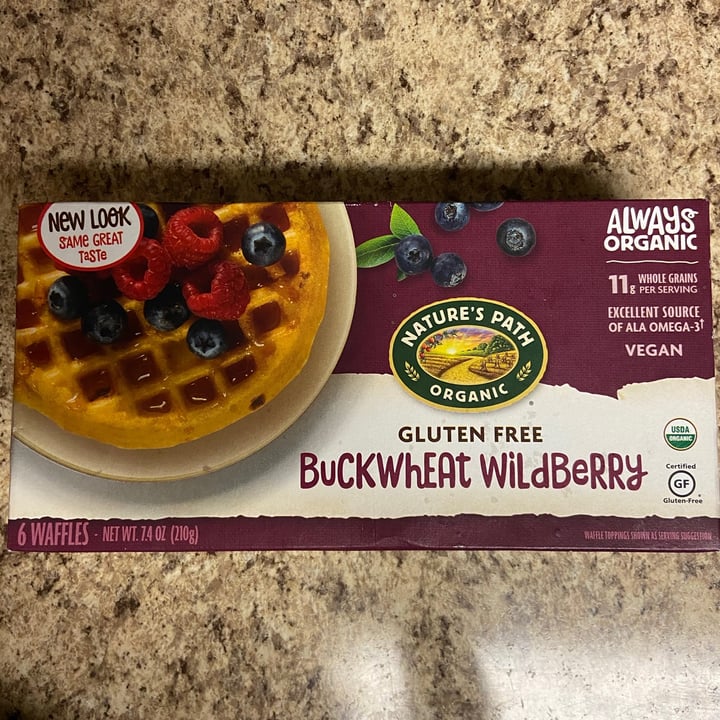 photo of Nature's Path Foods Gluten Free Waffles shared by @vegansattva on  19 Mar 2021 - review