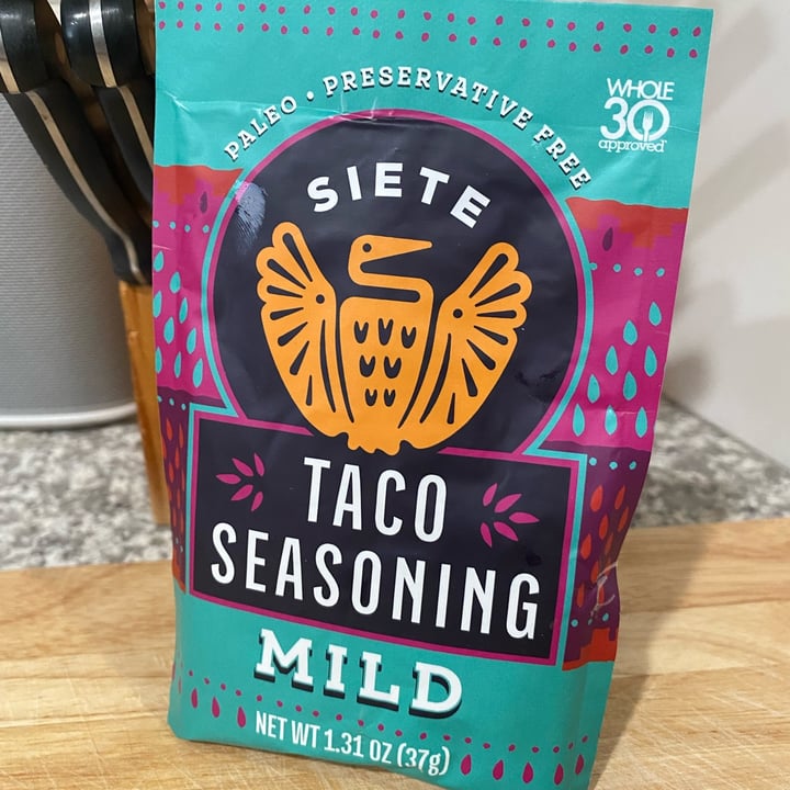 photo of Siete Family Foods Taco Seasoning shared by @my3lovesmdd on  27 Oct 2022 - review