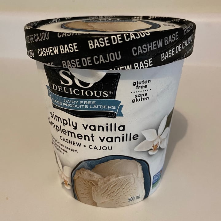 review photo of So Delicious Dairy Free Cashew Simply vanilla shared by @misshappe on 30 Aug 2021 - review