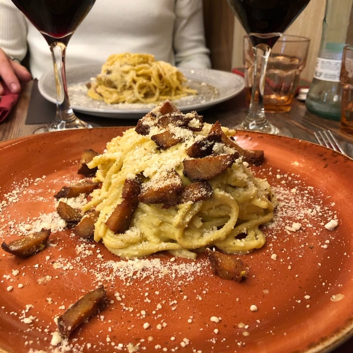 photo of Rifugio Romano Vegan Carbonara shared by @vegbyme on  16 Dec 2021 - review