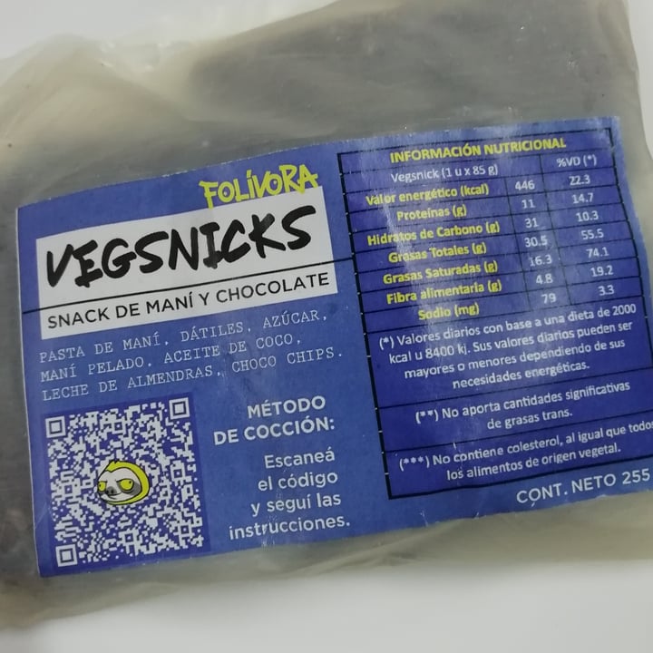 photo of Folivora Vegsnicks shared by @marusal on  12 Nov 2021 - review