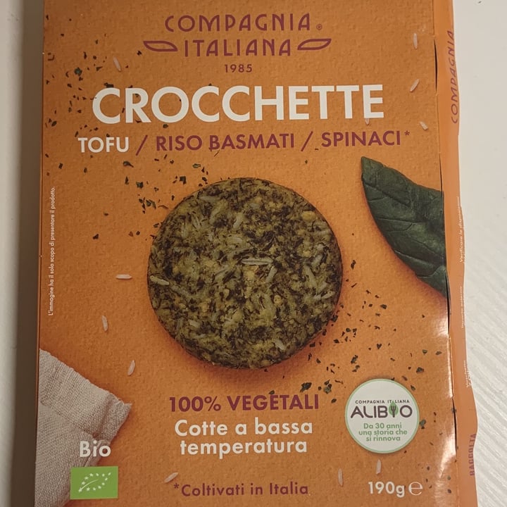 photo of Compagnia Italiana Crocchette Tofu Riso Basmati Spinaci shared by @annaberger on  21 Mar 2022 - review