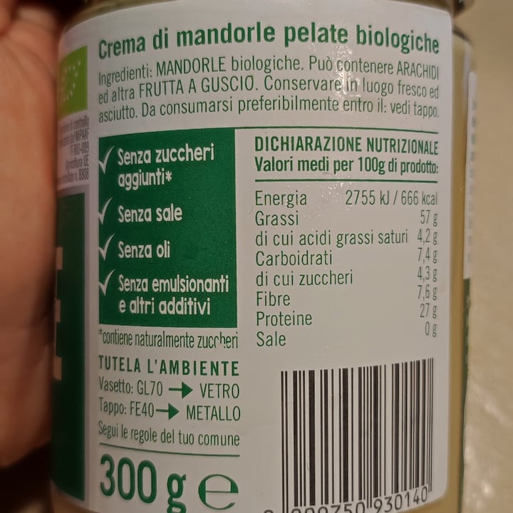 review photo of Econoce The Organic Nuts Specialist Crema 100% mandorle shared by @mocadema on 07 Jul 2022 - review