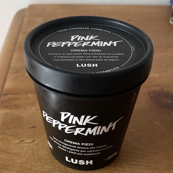 photo of LUSH Fresh Handmade Cosmetics Crema piedi Peppermint shared by @seitan1 on  05 May 2022 - review