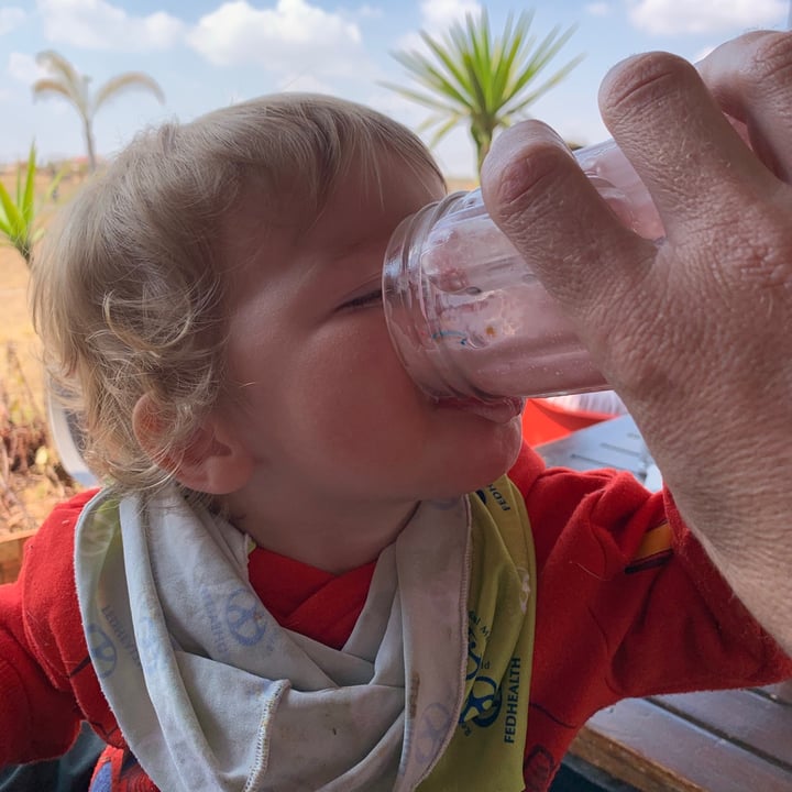 review photo of Asher's Corner Cafe @ Ashers Farm Sanctuary Strawberry Marshmallow Milkshake shared by @haleyrieckhoff on 06 Oct 2020 - review