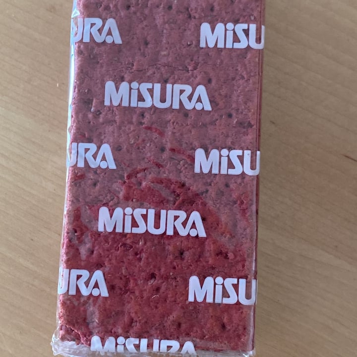 photo of Misura Crackers Integrali con Barbabietola e Carota Nera - Fibraextra shared by @amelia78 on  09 Aug 2022 - review