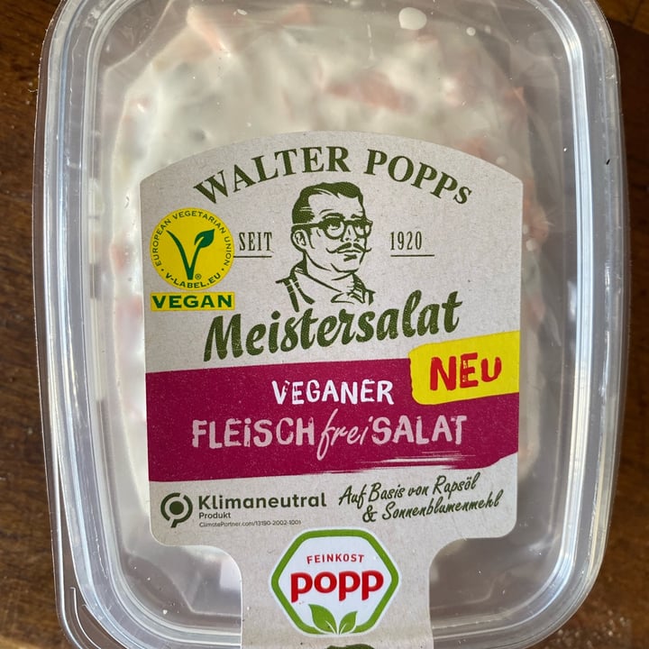 photo of Walter Popps Veganer Fleischfrei-Salat shared by @stefma on  05 Feb 2022 - review