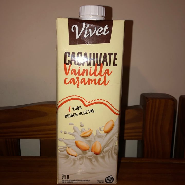 photo of Vívet Leche de Cacahuate sabor Vainilla Caramel shared by @silvanabaritski on  26 Oct 2020 - review