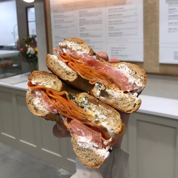 photo of The Little Kitchen Lox Bagel shared by @rachelsveganlife on  23 Mar 2021 - review