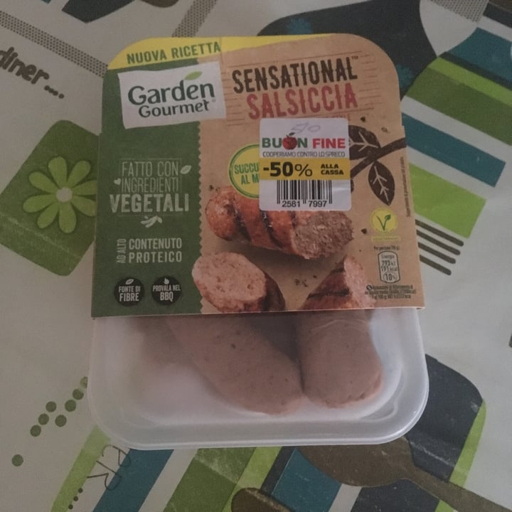 photo of Garden Gourmet salsiccia shared by @annamarias on  01 Aug 2022 - review